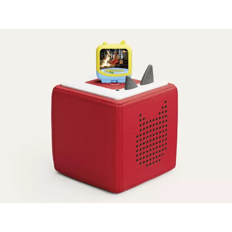 Brinquedo musical Tonies Löwenzahn para crianças a partir de 5 anos, azul e amarelo