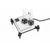 Bloco de água Alphacool Core 1 Aurora latão cobre níquel transparente branco 72mm