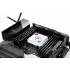 Bloco de água Alphacool Core 1 Aurora latão cobre níquel transparente branco 72mm