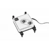 Bloco de água Alphacool Core 1 Aurora latão cobre níquel transparente branco 72mm