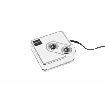 Bloco de água Alphacool Core 1 Aurora latão cobre níquel transparente branco 72mm