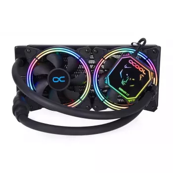 Refrigerador líquido tudo-em-um Alphacool Eisbaer Aurora LT240 12 cm preto