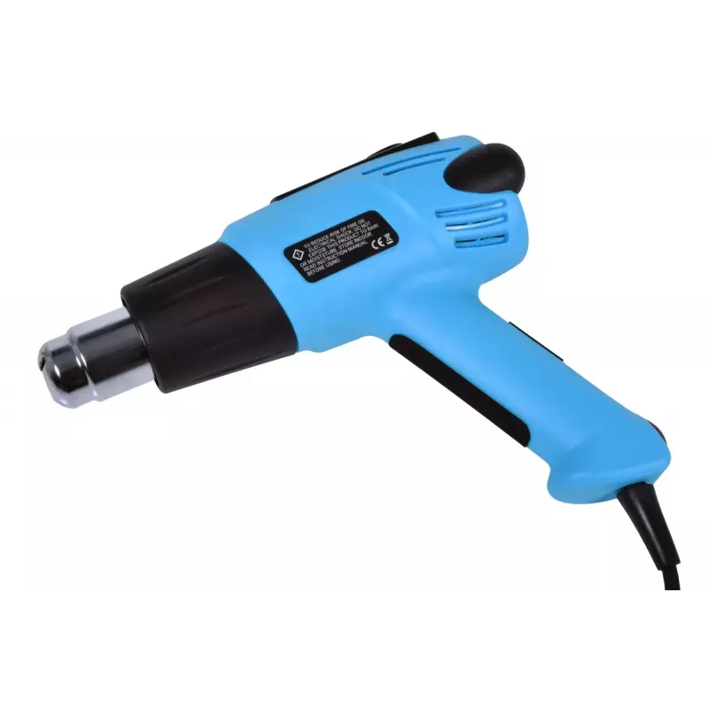 Pistola de ar quente Alphacool 10178 650 °C 2000 W preto azul