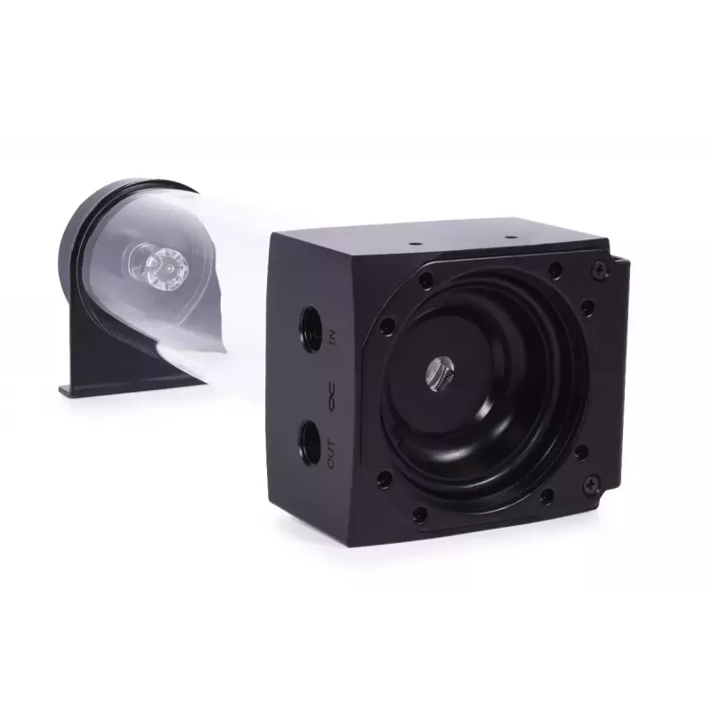 Reservatório Alphacool 15394 acrílico preto transparente 7,65 cm 25,1 cm