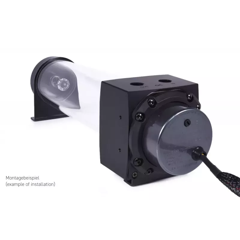 Reservatório Alphacool 15394 acrílico preto transparente 7,65 cm 25,1 cm