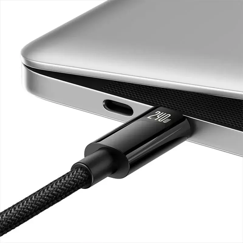 Cabo USB-C para USB-C Baseus Tungsten Gold 240W 3m