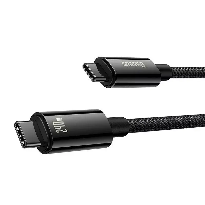 Cabo USB-C para USB-C Baseus Tungsten Gold 240W 3m