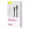 Cabo USB-C para USB-C Baseus Tungsten Gold 240W 3m