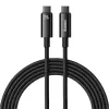 Cabo USB-C para USB-C Baseus Tungsten Gold 240W 3m