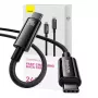 Cabo USB-C para USB-C Baseus Tungsten Gold 240W 3m