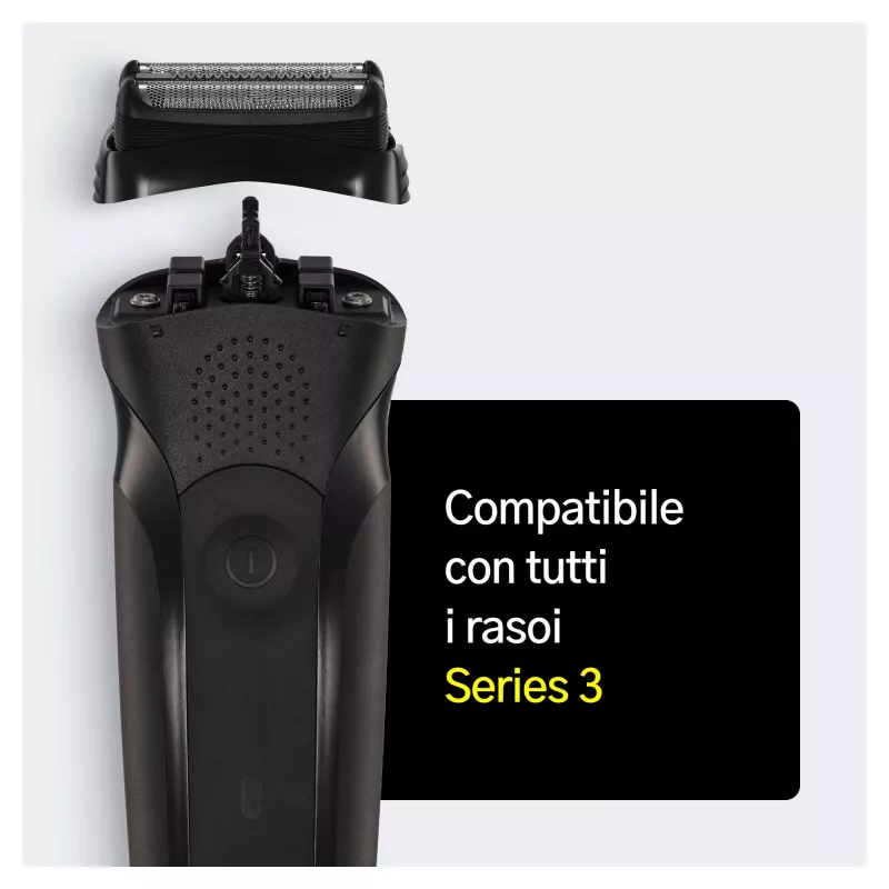 Braun Series 3 21B cassete de cabeça de substituição para máquina de barbear elétrica – preto