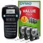 DYMO LabelManager 160 máquina de etiquetas kit inicial com 3 rolos de fita D1 | impressora de etiquetas portátil | teclado QWERTY | ideal para escritório ou casa