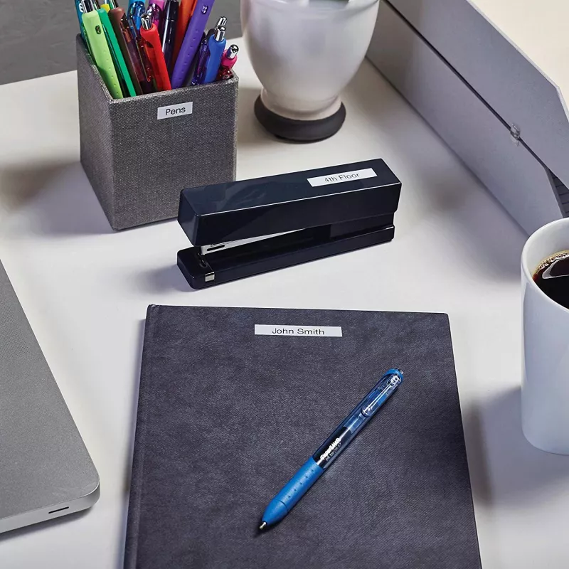 DYMO LabelManager 160 máquina de etiquetas kit inicial com 3 rolos de fita D1 | impressora de etiquetas portátil | teclado QWERTY | ideal para escritório ou casa