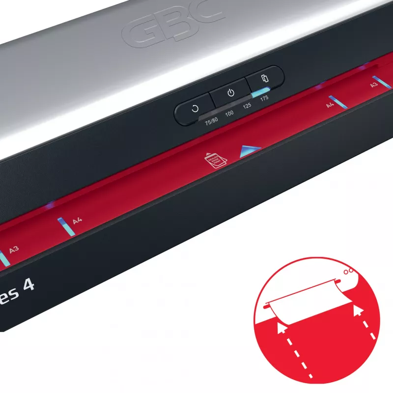Plastificadora gbc 480HS A3 — plastificadora a quente para documentos até A3