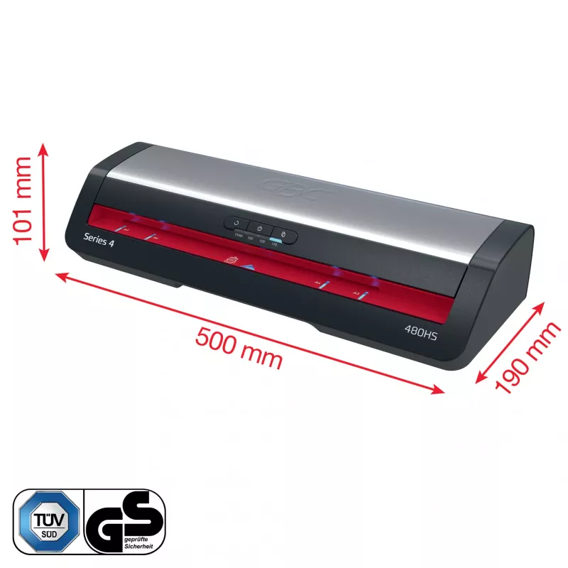 Plastificadora gbc 480HS A3 — plastificadora a quente para documentos até A3