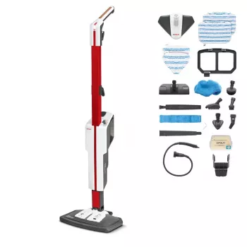 Limpa a vapor Polti Vaporetto SV650_Style 0,5 l 1500 W preto, vermelho, branco