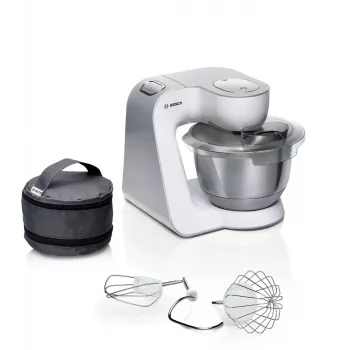 Robot de cozinha Bosch Serie 4 MUM58200 — 1000 W, taça de aço inoxidável de 3,9 L, branco