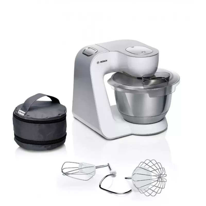 Robot de cozinha Bosch Serie 4 MUM58200 — 1000 W, taça de aço inoxidável de 3,9 L, branco