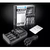Carregador de pilhas everActive UC-4000 para pilhas domésticas AA/AAA, 4 slots, 100–240 V, preto