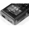 Carregador de pilhas everActive UC-4000 para pilhas domésticas AA/AAA, 4 slots, 100–240 V, preto