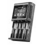 Carregador de pilhas everActive UC-4000 para pilhas domésticas AA/AAA, 4 slots, 100–240 V, preto