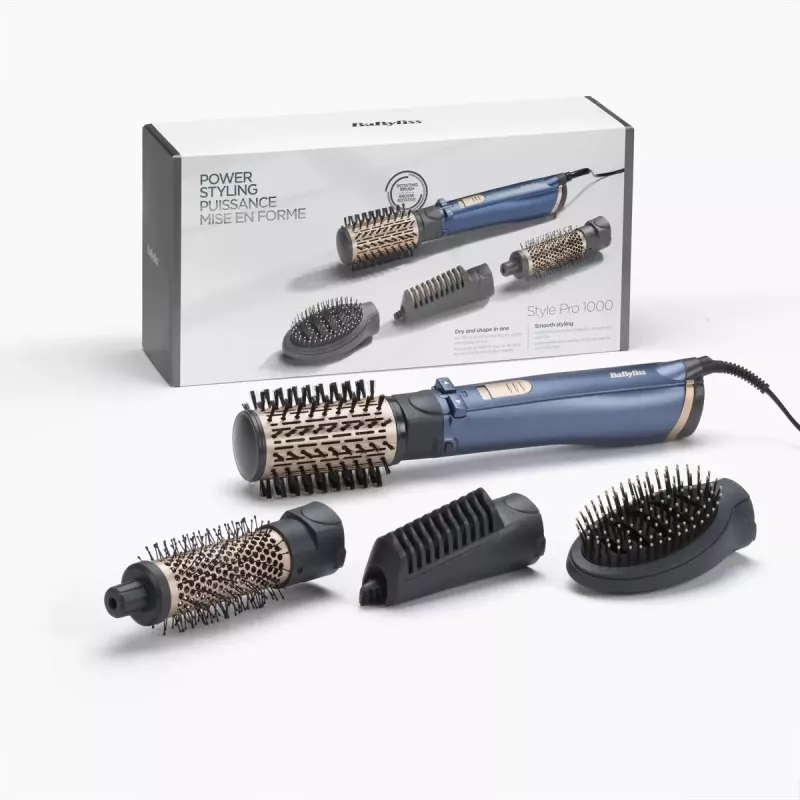 BaByliss Style Pro 1000 AS965E escova de ar quente, 1000 W