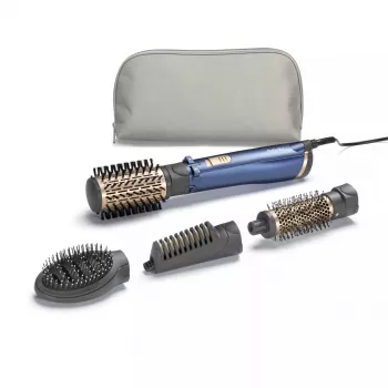 Escova de ar quente BaByliss Style Pro 1000 AS965E — 1000 W, cabo de 2,5 m, 4 acessórios de escova, aquecimento cerâmico, tecnologia de iões, rotação automática