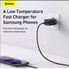 Baseus Super Si Quick Charger 1C TZCCSUP-L01 carregador rápido, 25W, USB-C PD, com cabo USB-C de 1 m, preto