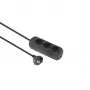 Microconnect GRU0033B Extensão elétrica 3 m 3 tomadas AC Interior Preto