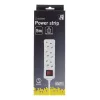 Microconnect GRU0035WS Extensão elétrica 5 m 3 tomadas AC Branco