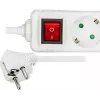 Microconnect GRU0035WS Extensão elétrica 5 m 3 tomadas AC Branco
