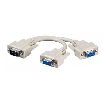 Microconnect MONG2H Cabo VGA 0,3 m VGA (D-Sub) 2 x VGA (D-Sub) Cinzento