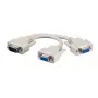 Microconnect MONG2H Cabo VGA 0,3 m VGA (D-Sub) 2 x VGA (D-Sub) Cinzento