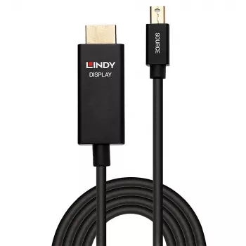 Lindy 2m Cabo ativo Mini DisplayPort para HDMI com HDR