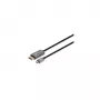 Cabo Manhattan USB-C para DisplayPort 1.4, 8K@60Hz, 3m, macho para macho, não bidirecional, Preto, três anos de garantia