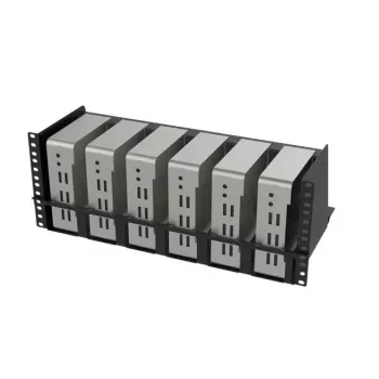 Caixa para Mini-PC Lanview LVR-MINIPC-BRACK-4UBL – caixa compacta em metal, Modelo LVR-MINIPC-BRACK-4UBL