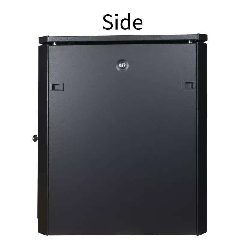 Rack autónomo Lanview RDL12U66BL — 12U, 600 kg, fechadura com chave, pés ajustáveis, gestão de cabos, IP40, preto