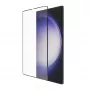 Proteção de ecrã em vidro temperado dbramante1928 Eco-Shield Samsung Galaxy S23 Ultra preto resistente a riscos com borda anti-poeira
