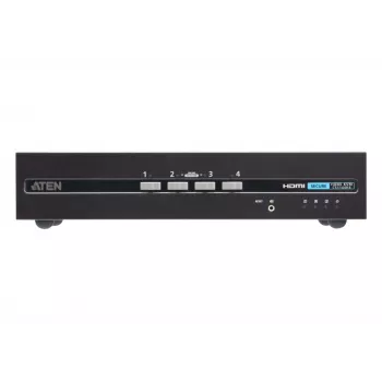 Switch KVM seguro ATEN 4 portas USB HDMI Dual Display 4K Ultra HD