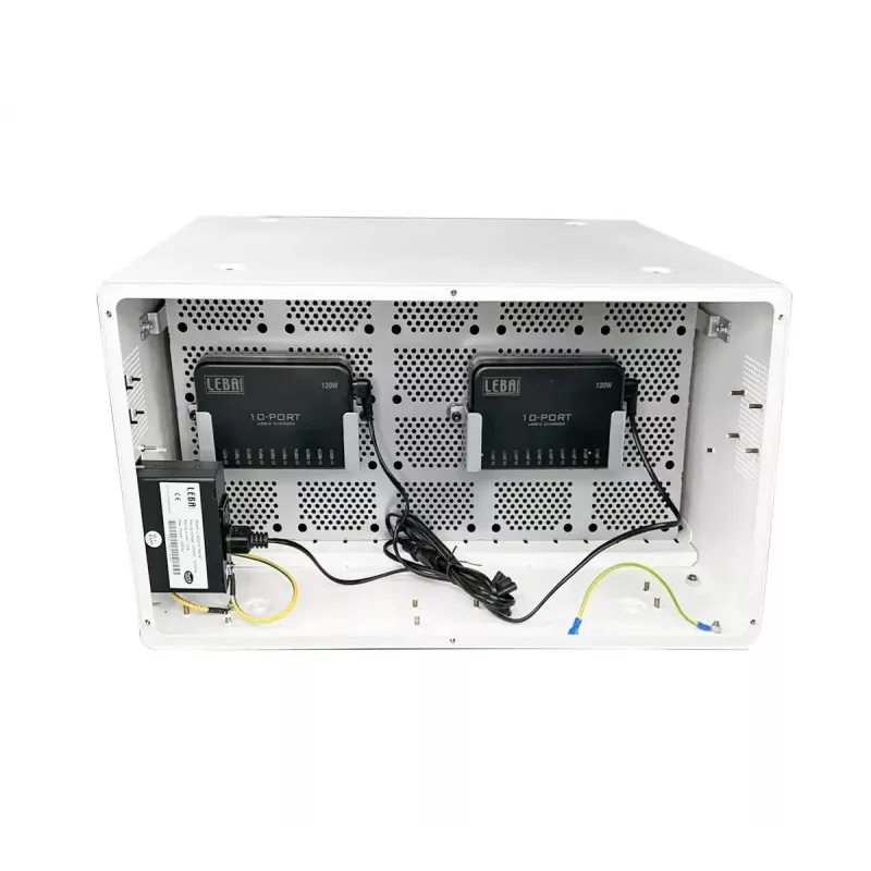 LEBA NBOX-W-16-UB-SC armário de gestão de dispositivos portáteis