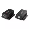Emissor e recetor de rede Lindy 50m 2 Port USB 2.0 Cat. 6 Extender
