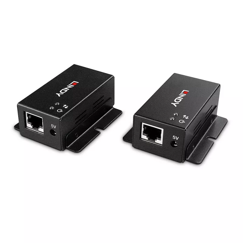 Emissor e recetor de rede Lindy 50m 2 Port USB 2.0 Cat. 6 Extender