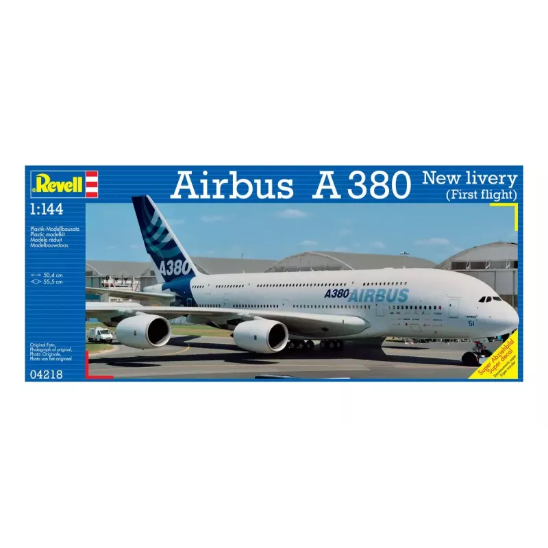 Maquete Revell Airbus A 380 Design Nova pintura voo inaugural