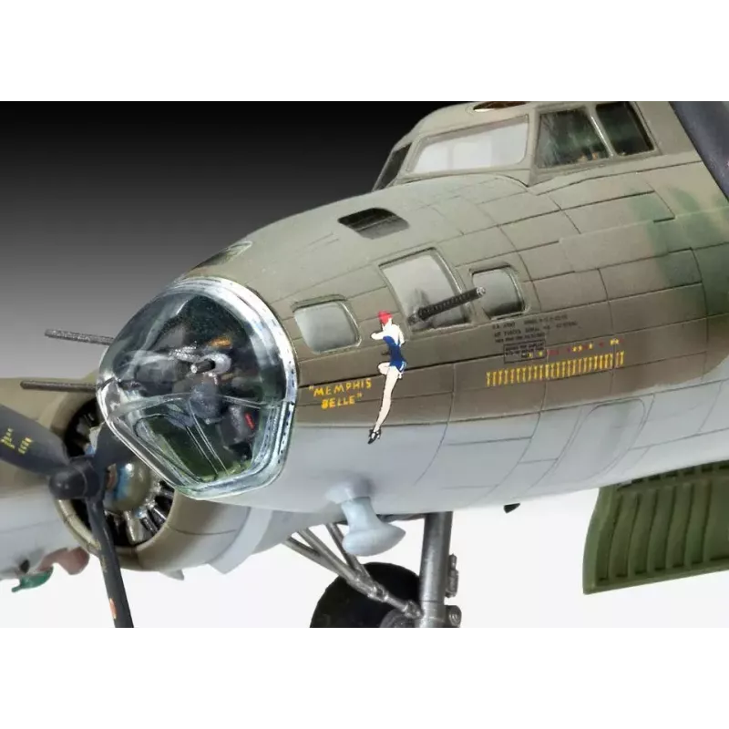 Maquete de avião de asa fixa Revell B-17F Memphis Belle