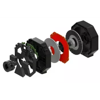 Volante e pedais Thrustmaster T598X preto vermelho USB com fios analógico/digital para PC PlayStation 4 PlayStation 5 caixa de metal
