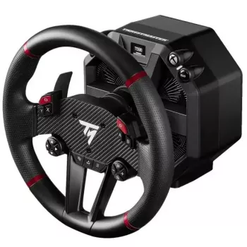 Volante e pedais Thrustmaster T598X preto vermelho USB com fios analógico/digital para PC PlayStation 4 PlayStation 5 caixa de metal