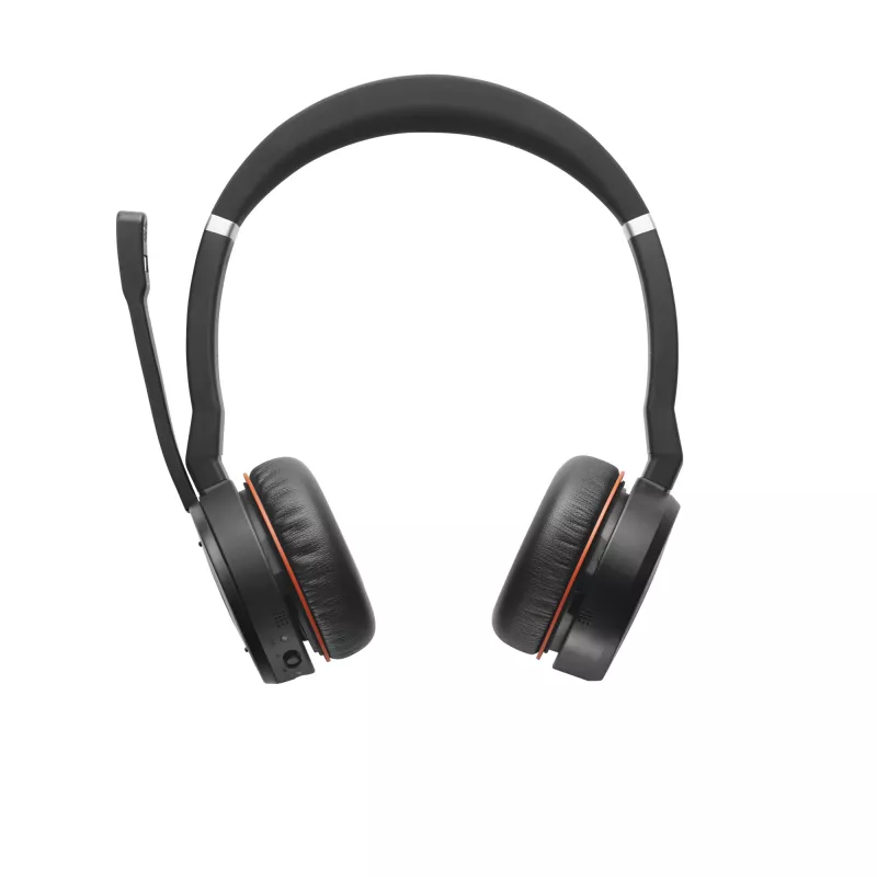 Headset Jabra Evolve 75 SE MS estéreo com fios sem fios Bluetooth alcance de 30m