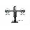 Suporte para monitor Gembird MS-D2-01 27 polegadas preto autónomo