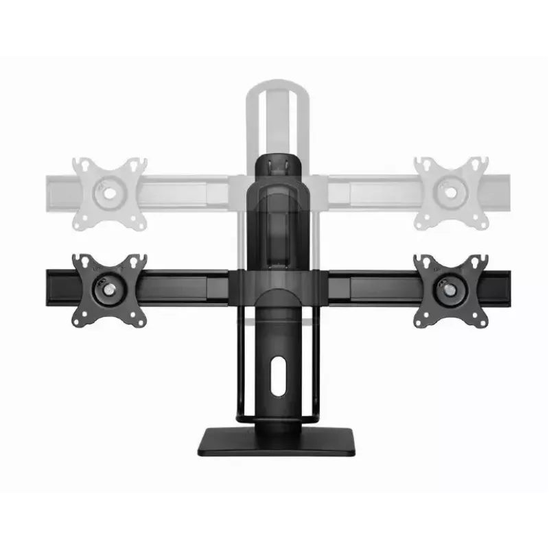 Suporte para monitor Gembird MS-D2-01 27 polegadas preto autónomo