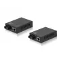 Conversor de mídia LevelOne RJ45 para SC BIDI Fast Ethernet conjunto, fibra monomodo, 20 km